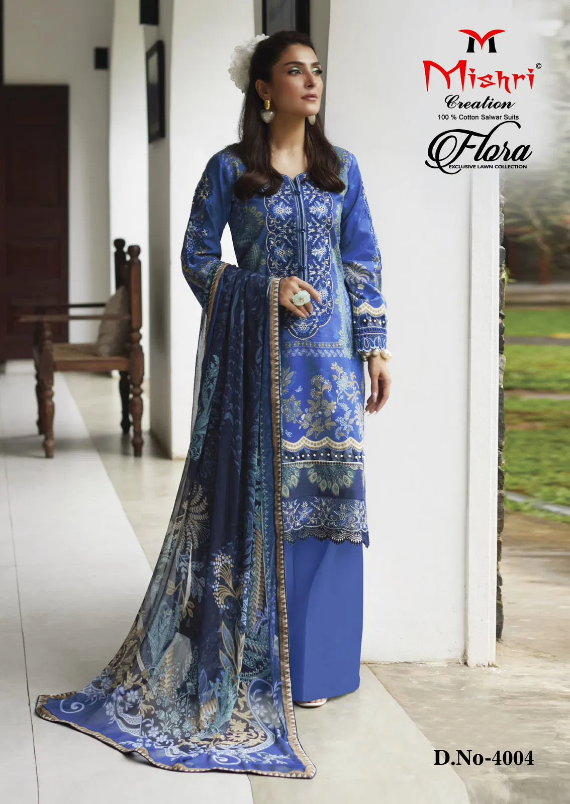 Flora 4 By Mishri Lawn Cotton Printed Wholesale Dress Material Suppliers In Mumbai